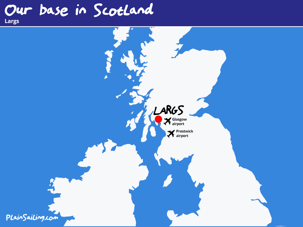 Our Yacht Charter base in Scotland